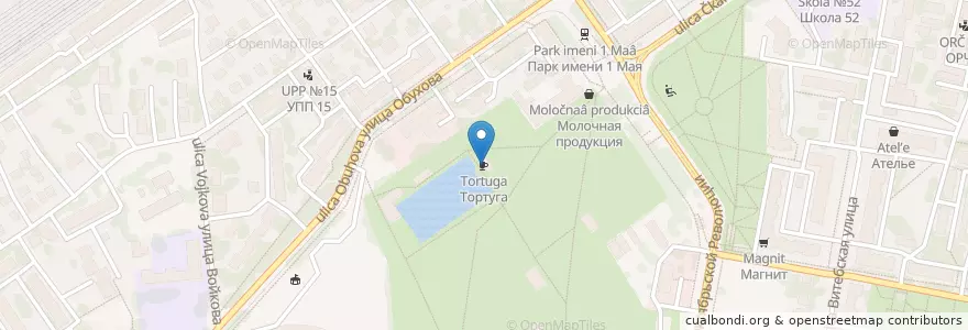 Mapa de ubicacion de Тортуга en Russie, District Fédéral De La Volga, Oblast De Nijni Novgorod, Городской Округ Нижний Новгород.