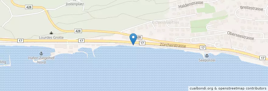 Mapa de ubicacion de VVS Ruhebank Nr. 4 en 瑞士, Sankt Gallen, Wahlkreis See-Gaster, Schmerikon.