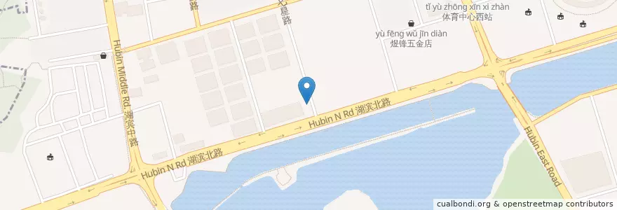 Mapa de ubicacion de 市人民法院 126300 en China, Fujian, Siming.
