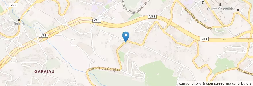 Mapa de ubicacion de VetCaniço en پرتغال, Santa Cruz, Caniço.