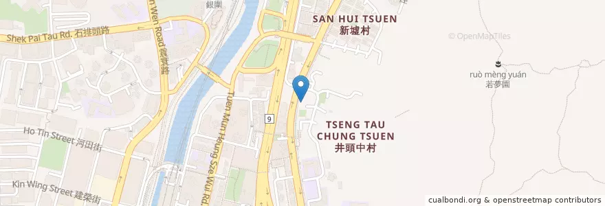 Mapa de ubicacion de 彩虹獸醫診所 en 中国, 香港, 广东省, 新界, 屯門區.