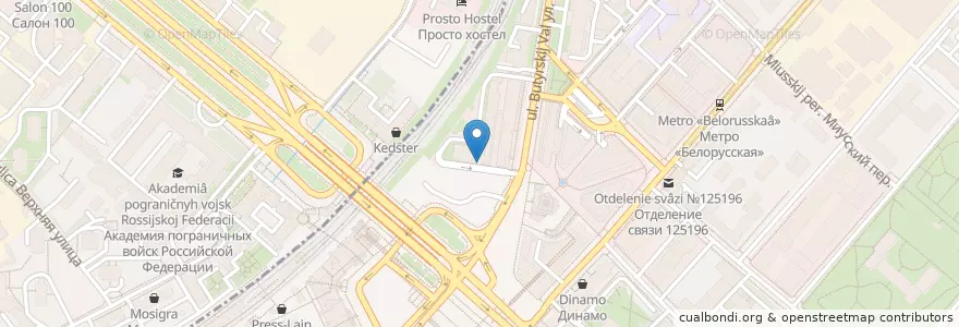 Mapa de ubicacion de Blacksmith en Rusland, Centraal Federaal District, Moskou, Центральный Административный Округ, Тверской Район.