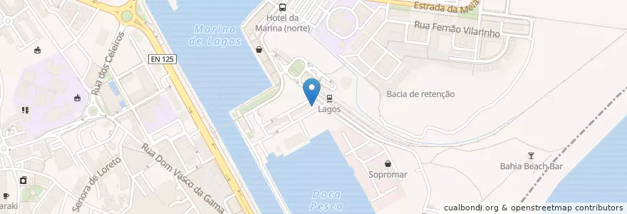 Mapa de ubicacion de Bar da Lota en Portogallo, Algarve, Algarve, Faro, Lagos, São Gonçalo De Lagos.