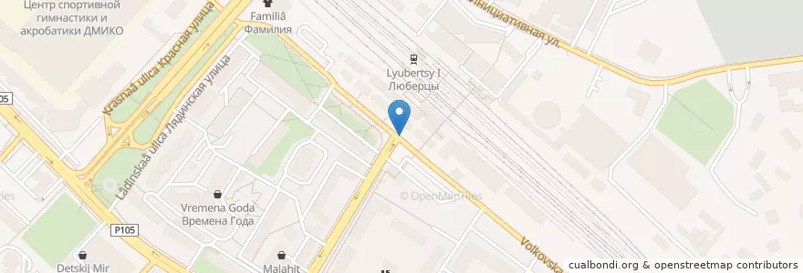 Mapa de ubicacion de ООО "Транс-Групп" en Rusia, Distrito Federal Central, Óblast De Moscú, Городской Округ Люберцы.