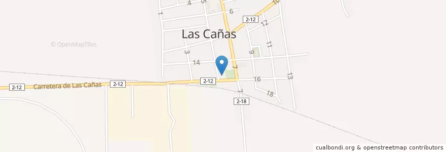 Mapa de ubicacion de Policlínico Las Cañas en کوبا, Artemisa, Artemisa.