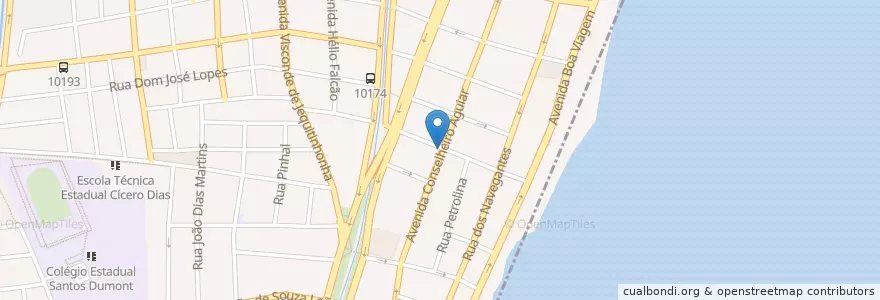 Mapa de ubicacion de Ponto do Açaí en برزیل, منطقه شمال شرقی برزیل, پرنامبوکو, Região Geográgica Imediata Do Recife, Região Geográfica Intermediária Do Recife, Região Metropolitana Do Recife.