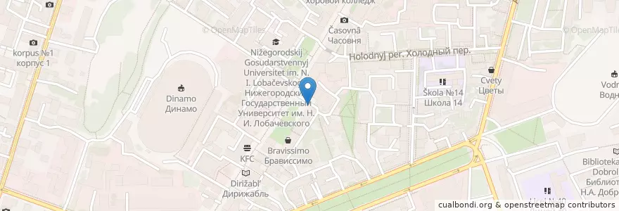 Mapa de ubicacion de Жюль Верн en Russie, District Fédéral De La Volga, Oblast De Nijni Novgorod, Городской Округ Нижний Новгород.