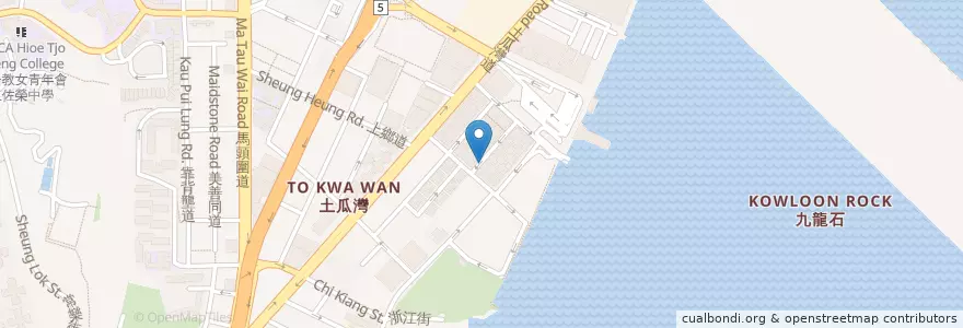 Mapa de ubicacion de Wyler Gardens en China, Guangdong, Hong Kong, Kowloon, New Territories, Kowloon City District.