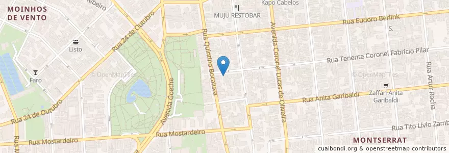 Mapa de ubicacion de Petrolli's Grill en Brasilien, Süden, Rio Grande Do Sul, Região Metropolitana De Porto Alegre, Região Geográfica Intermediária De Porto Alegre, Região Geográfica Imediata De Porto Alegre, Porto Alegre.