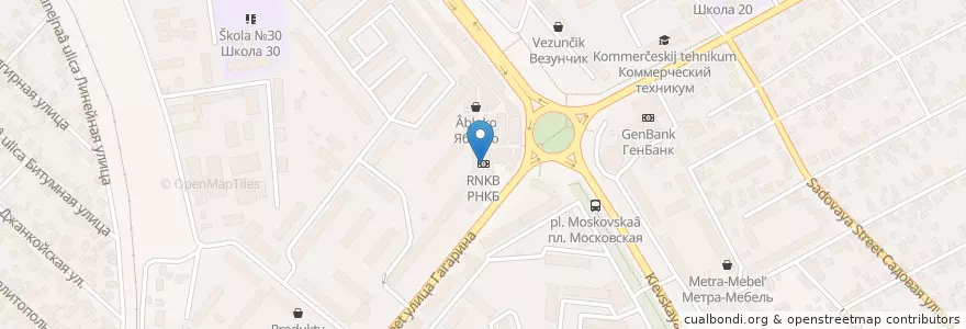 Mapa de ubicacion de РНКБ en Russia, South Federal District, Autonomous Republic Of Crimea, Republic Of Crimea, Simferopol District, Simferopol Municipality Council, Simferopol (Urban Okrug).