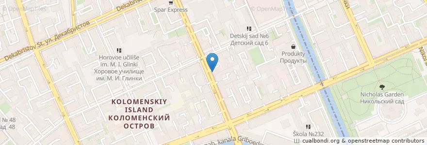 Mapa de ubicacion de Арарат en Rusia, Северо-Западный Федеральный Округ, Óblast De Leningrado, San Petersburgo, Адмиралтейский Район.
