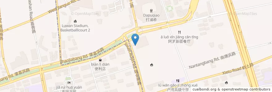 Mapa de ubicacion de 中信银行CITIC en China, Xangai, Huangpu.