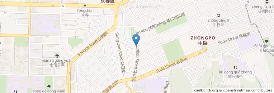 Mapa de ubicacion de 兄弟鹽酥雞 en Taiwan, 新北市, Taipé, 信義區.