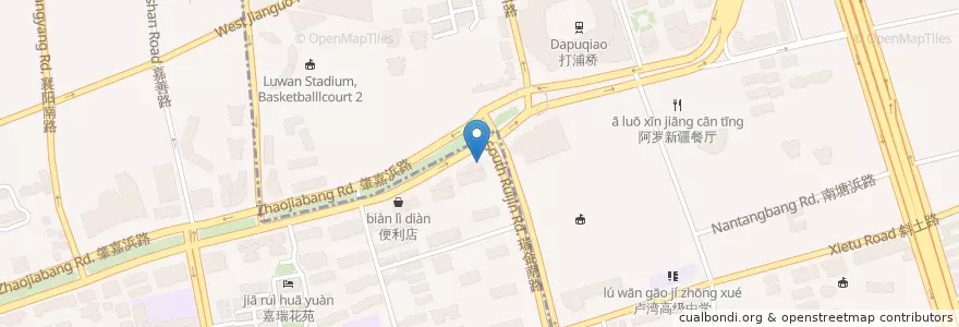 Mapa de ubicacion de 上海农商银行SRCB en China, Shanghai, Xuhui.