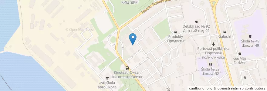 Mapa de ubicacion de Паффин-Пицца en Rusia, Южный Федеральный Округ, Sebastopol, Севастополь, Гагаринский Район, Гагаринский Округ.