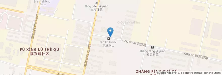 Mapa de ubicacion de 机床厂家属院北 en 中国, 甘肃省, 兰州市 (Lanzhou), 安宁区, 安宁西路街道.