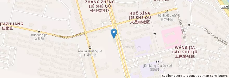 Mapa de ubicacion de 众博房地产 en 중국, 간쑤성, 兰州市 (Lanzhou), 七里河区, 敦煌路街道.