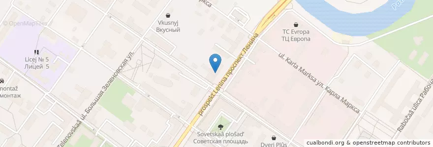 Mapa de ubicacion de Лучики en Rusia, Distrito Federal Central, Óblast De Moscú, Городской Округ Подольск.