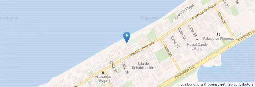 Mapa de ubicacion de SIUM Ramón Martinez Ramirez en 쿠바, Matanzas, Cárdenas, Varadero.