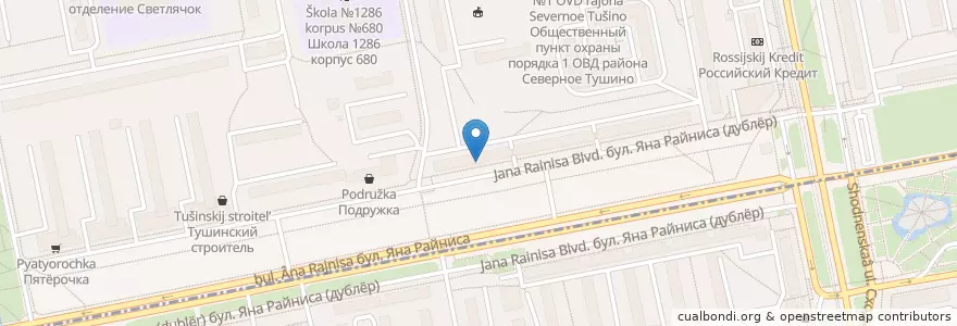Mapa de ubicacion de Центральная детская библиотека №226 en Russia, Central Federal District, Moscow, North-Western Administrative Okrug.