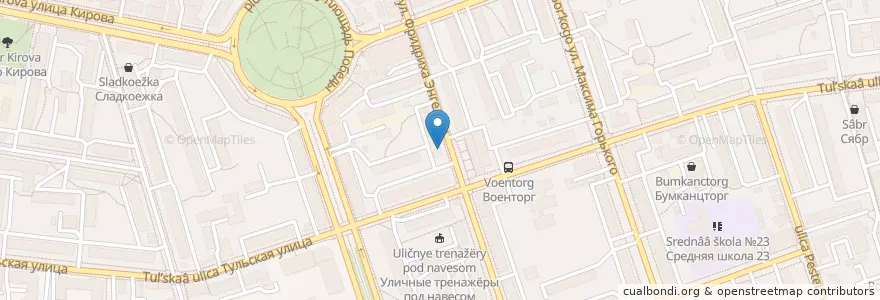 Mapa de ubicacion de Отделение 248023 en Russia, Distretto Federale Centrale, Калужская Область, Городской Округ Калуга.