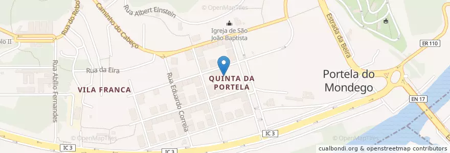 Mapa de ubicacion de Tintos & tantos en Португалия, Центральный Регион, Baixo Mondego, Coimbra, Coimbra.