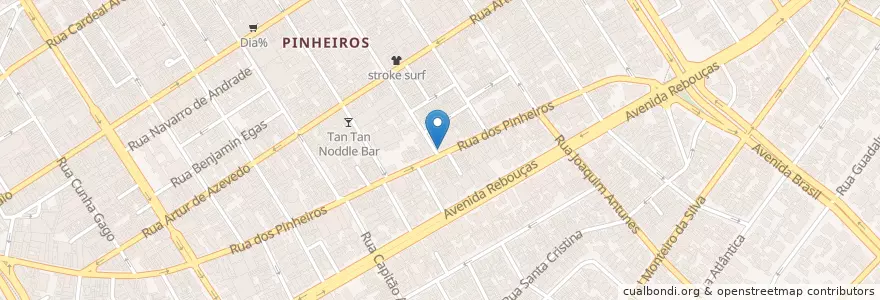 Mapa de ubicacion de Consulado da Bahia en ブラジル, 南東部地域, サンパウロ, Região Geográfica Intermediária De São Paulo, Região Metropolitana De São Paulo, Região Imediata De São Paulo, サンパウロ.