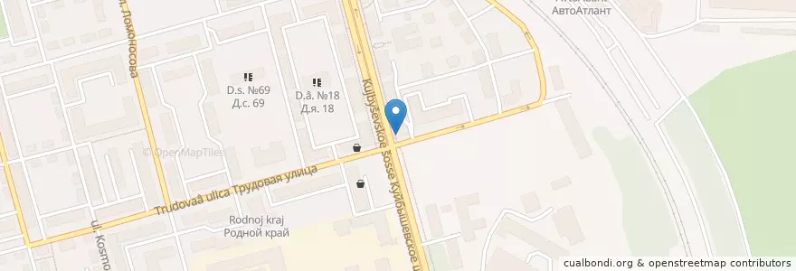 Mapa de ubicacion de Детская библиотека en Rússia, Distrito Federal Central, Рязанская Область, Городской Округ Рязань.