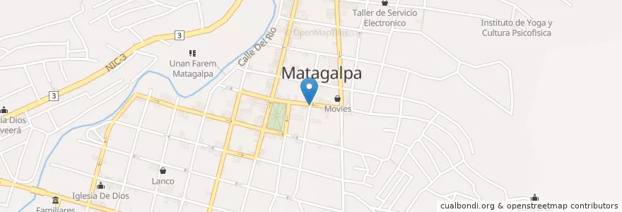 Mapa de ubicacion de Pueblo Indígenas de Matagalpa en Nikaragua, Matagalpa, Matagalpa (Municipio).
