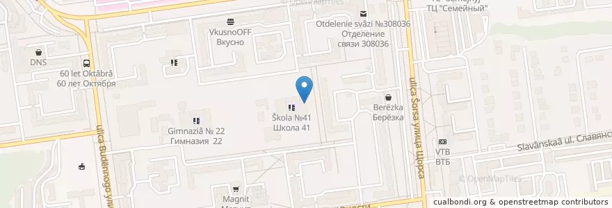 Mapa de ubicacion de Филиал №17 en Russland, Föderationskreis Zentralrussland, Oblast Belgorod, Белгородский Район, Городской Округ Белгород.