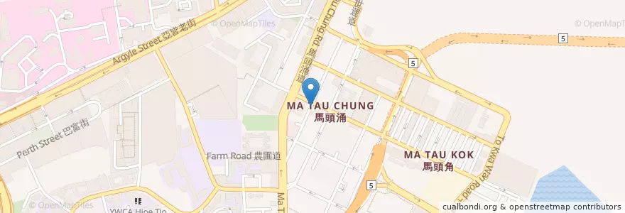 Mapa de ubicacion de 譚公道小食 (初記) en Chine, Guangdong, Hong Kong, Kowloon, Nouveaux Territoires, 九龍城區 Kowloon City District.
