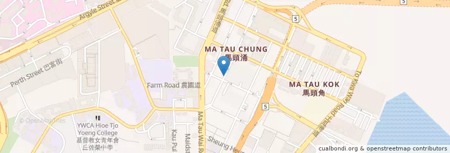 Mapa de ubicacion de 翠華餐廳 Tsui Wah Restaurant en Chine, Guangdong, Hong Kong, Kowloon, Nouveaux Territoires, 九龍城區 Kowloon City District.