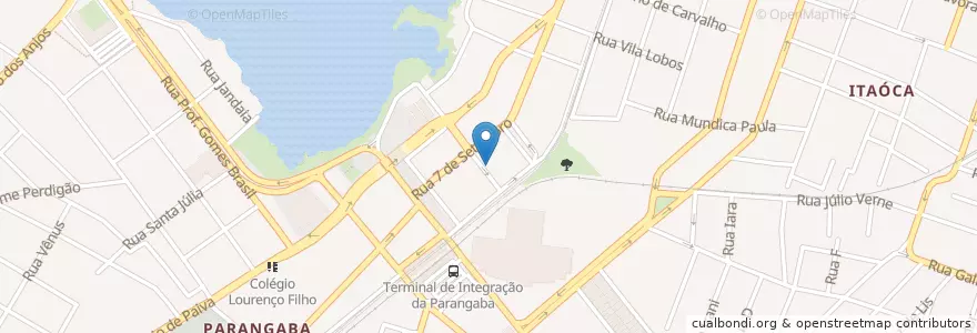 Mapa de ubicacion de Mercado Parangaba en Brazilië, Regio Noordoost, Ceará, Região Geográfica Intermediária De Fortaleza, Microrregião De Fortaleza, Fortaleza.