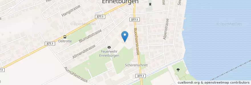 Mapa de ubicacion de Schulbibliothek «Robin Book» en 스위스, Nidwalden, Ennetbürgen.