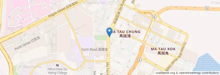 Mapa de ubicacion de 囍慶藝廚酒家 en 중국, 광둥성, 홍콩, 가우룽, 신제, 九龍城區 Kowloon City District.