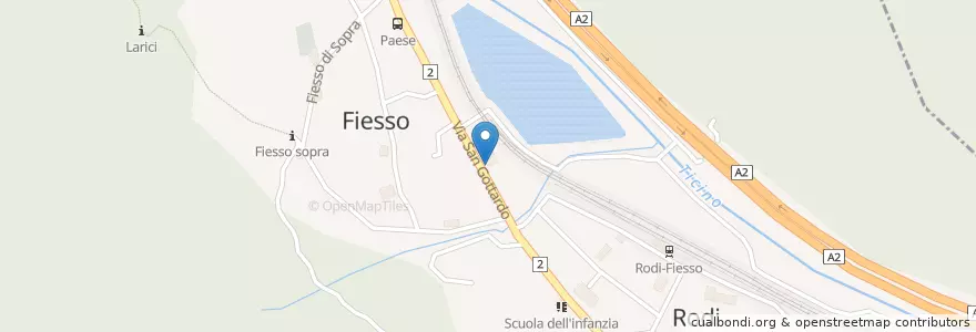 Mapa de ubicacion de Restaurant Baldi en Schweiz, Tessin, Bezirk Leventina, Circolo Di Quinto, Prato (Leventina).
