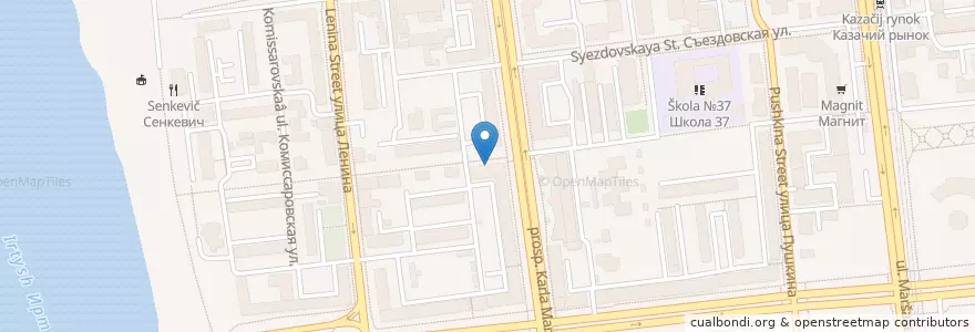 Mapa de ubicacion de Skuratov en Rusland, Federaal District Siberië, Омская Область, Омский Район, Городской Округ Омск.
