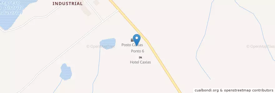 Mapa de ubicacion de Ponto 6 en ブラジル, 南部地域, リオグランデ・ド・スル, Região Geográfica Intermediária De Pelotas, Região Geográfica Imediata De Pelotas, Canguçu.