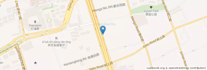Mapa de ubicacion de 弘兴餐厅 en Çin, Şanghay, Huangpu.
