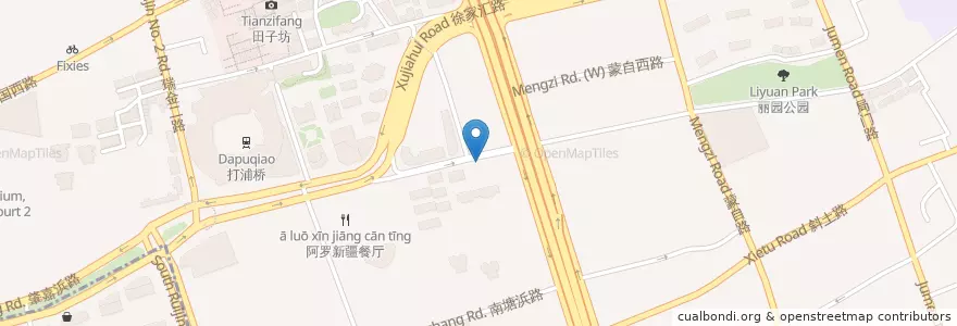 Mapa de ubicacion de 中国工商银行ICBC en China, Xangai, Huangpu.