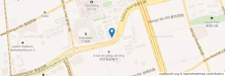 Mapa de ubicacion de 中国工商银行ICBC en China, Shanghai, 黄浦区.