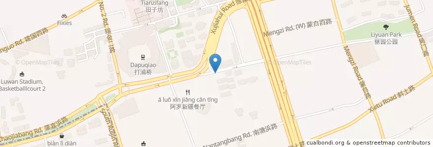 Mapa de ubicacion de 招商银行 en China, Xangai, Huangpu.