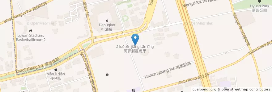 Mapa de ubicacion de 和记小菜 en China, Shanghai, Huangpu District.
