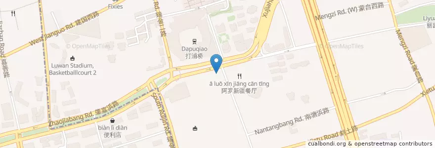 Mapa de ubicacion de 中国农业银行ABC en Chine, Shanghai, District De Huangpu.