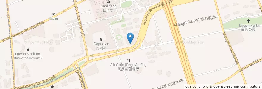 Mapa de ubicacion de 中国民生银行 en چین, شانگهای, منطقه هوانگ‌پو، شانگهای.