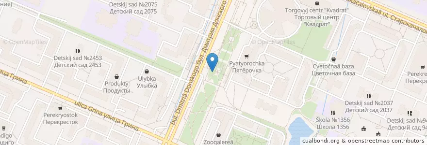Mapa de ubicacion de ВТБ en Rusia, Центральный Федеральный Округ, Москва, Юго-Западный Административный Округ, Район Северное Бутово.