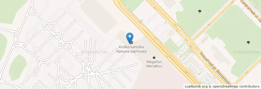 Mapa de ubicacion de Oriental Express en Russland, Föderationskreis Zentralrussland, Moskau, Verwaltungsbezirk Nowomoskowski, Westlicher Verwaltungsbezirk, Rajon Wnukowo.