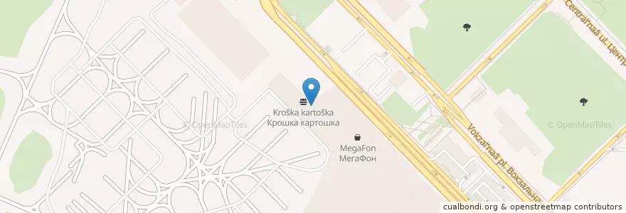 Mapa de ubicacion de Air буфет en Russia, Central Federal District, Moscow, Novomoskovsky Administrative Okrug, Western Administrative Okrug, Vnukovo District.
