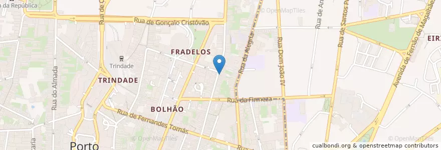Mapa de ubicacion de Christina Dom Alktoque en Португалия, Северный, Área Metropolitana Do Porto, Porto, Porto, Cedofeita, Santo Ildefonso, Sé, Miragaia, São Nicolau E Vitória.
