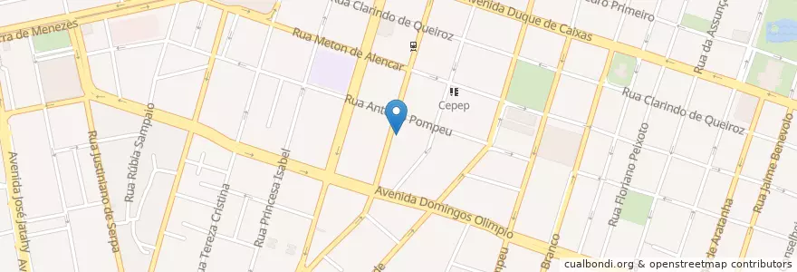 Mapa de ubicacion de Hospital SOS en 巴西, 东北部, 塞阿腊, Região Geográfica Intermediária De Fortaleza, Microrregião De Fortaleza, 福塔莱萨.
